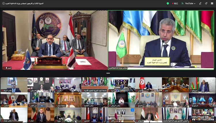 وزير الداخلية يشارك في أعمال الدورة الـ43 لمجلس وزراء الداخلية العرب
