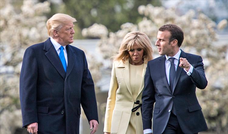 ترامب ساخراً من ماكرون: زوجته تعامله «بشكل سيّئ للغاية»