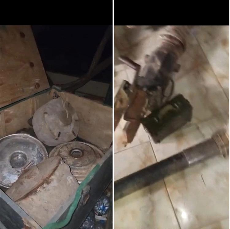 حملة أمنية في الوازعية تضبط مطلوبين وتعثر على أسلحة وألغام وعبوات ناسفة