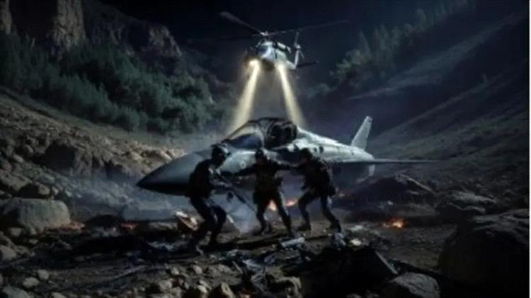 فيديو يوثق.. هكذا هبطت فرقة كوماندوز داخل إيران وسحبت الطيار