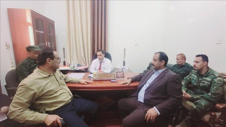 وكيل نيابة قعطبة يستقبل قيادات أمنية ومحلية ويؤكد على تعزيز التنسيق المشترك لخدمة العدالة