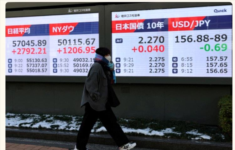 ارتفاع مؤشرات الاسهم اليابانية في جلسة التعاملات الصباحية