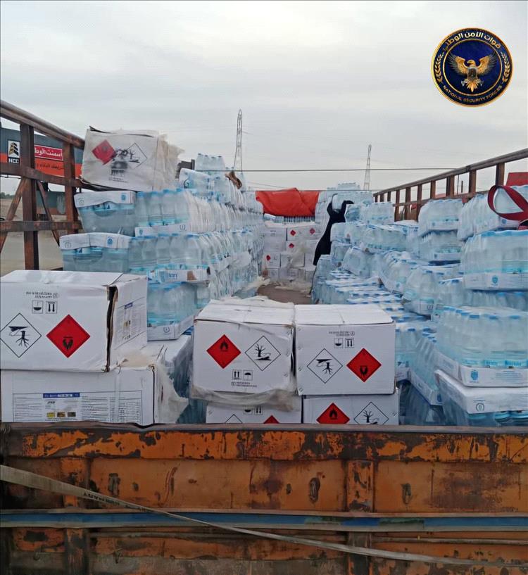 الأمن الوطني بلحج يضبط شحنة مبيدات حشرية منتهية الصلاحية