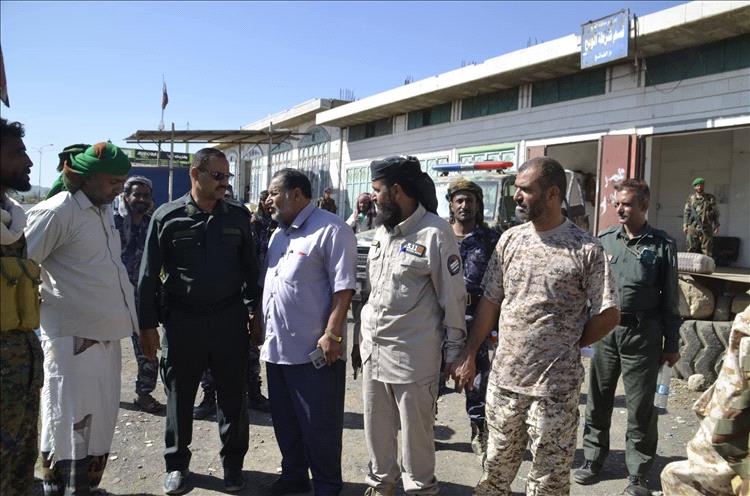 مدير عام شرطة الضالع يتفقد قسم شرطة الوبح ويؤكد على تعزيز الأداء الأمني