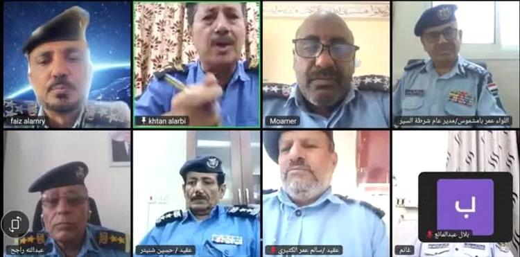 اجتماع يستعرض التحضيرات النهائية لفعاليات اسبوع المرور بالمحافظات المحررة