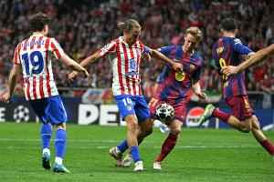 ​أتلتيكو مدريد يُقصي برشلونة من دوري الأبطال رغم فوز 