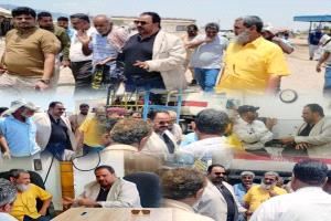 مدير عام شركة النفط بعدن يتفقد سير العمل ومستوى تنفيذ المشاريع القائمة في منشاة البريقة التابعة للشركة