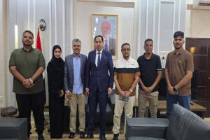 الوزير البكري يؤكد دعمه ومساندته لفرع اتحاد الإعلام الرياضي بعدن