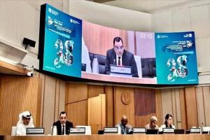 وزير الزراعة يشارك في اجتماع وزاري بـ