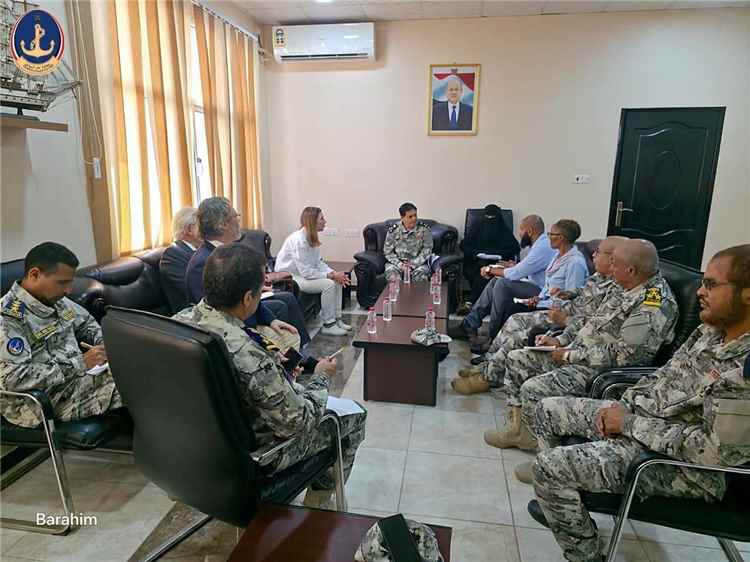 مصلحة خفر السواحل تبحث مع وفد الاتحاد الأوروبي سبل التعاون المشترك