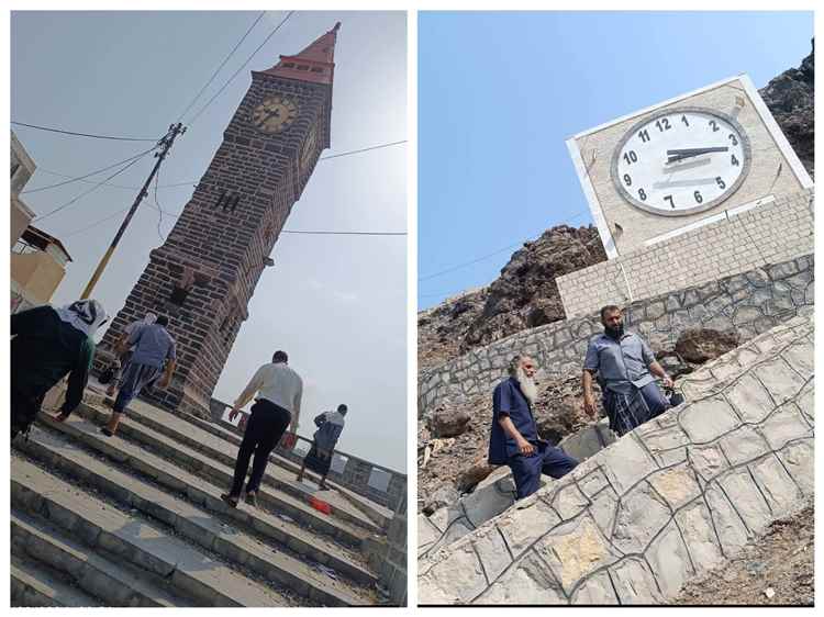 مدير عام التواهي يتفقد ساعة ليتل بنج بن وساعة السلام بجولدمور لبحث إعادة تشغيلهما