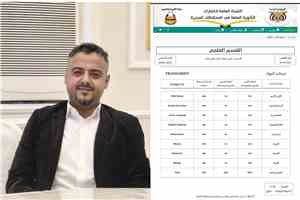 الأستاذ سامي البعسي وأسرته يهنئون الطالبة حنين كمال النقيب بتفوقها وحصدها المركز السادس على عدن والثامن جمهورياً