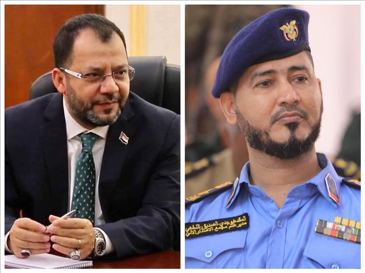 المقدم وجدي النخعي يهنئ المهندس عدنان الكاف بمناسبة تعيينه وزيراً للكهرباء والطاقة