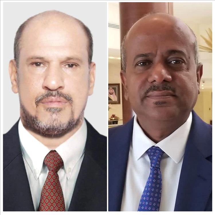 الخليفي يهنئ ارحب ياسين بمناسبة تعيينه نائبًا لاتحاد غرب آسيا للقوة البدنية