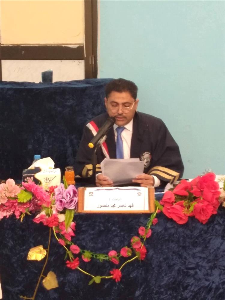 د. قاسم الهارش المارمي يهنئ الدكتور فهد المارمي بنيله درجة الدكتوراه من جامعة عدن