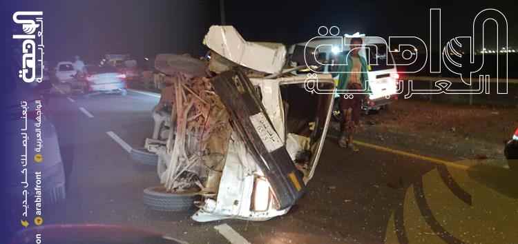 عاجل | حادث مروري جديد يربك الحركة في الخط البحري بعدن