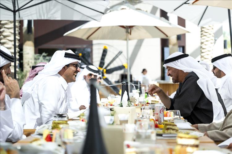 قمة أبوظبي.. محمد بن زايد وتميم بن حمد يرسمان خارطة طريق للتنمية والاستقرار