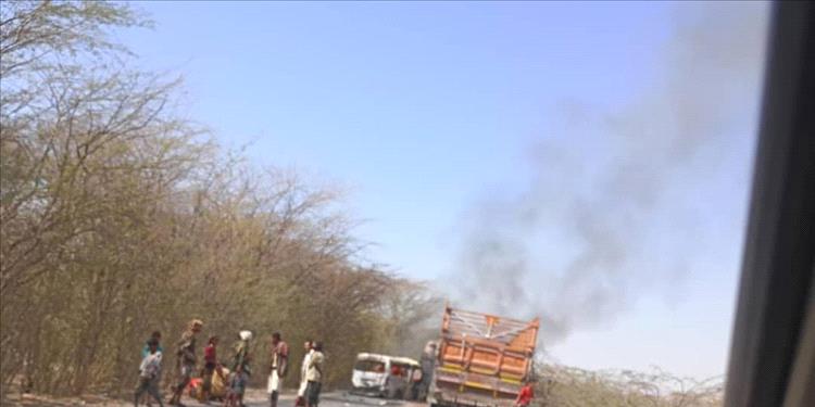 حادث مروري جسيم على خط المحفد – لحمر يسفر عن وفيات