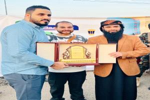 شباب وناشطو مديرية المعلا يكرمون المقدم مياس الجعدني تقديرا لجهوده في مكافحة المخدرات