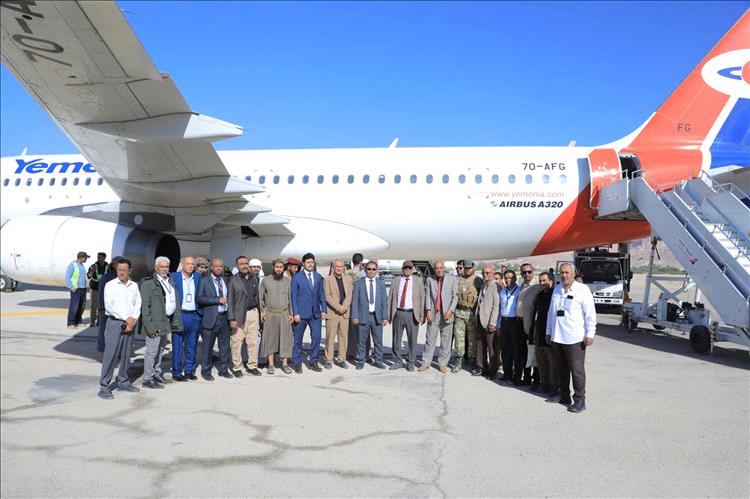 استئناف مهام أمن مطار سيئون الدولي وجوازات المطار بالتزامن مع تدشين الرحلات الجوية