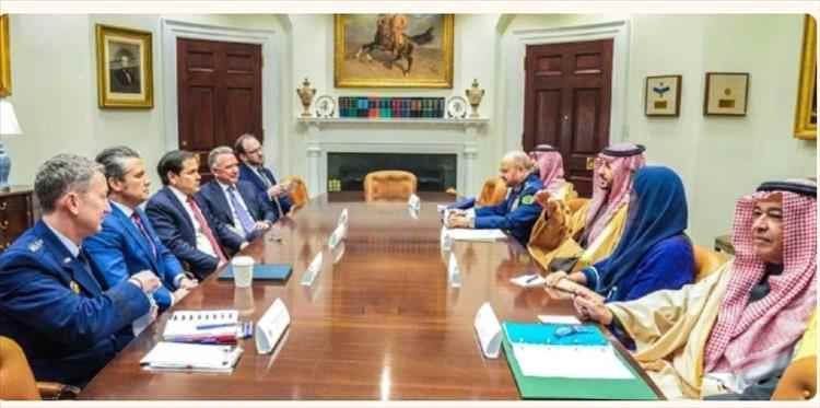 وزير الدفاع السعودي يلتقي وزيري الخارجية والحرب والمبعوث الأمريكي الخاص للشرق الأوسط