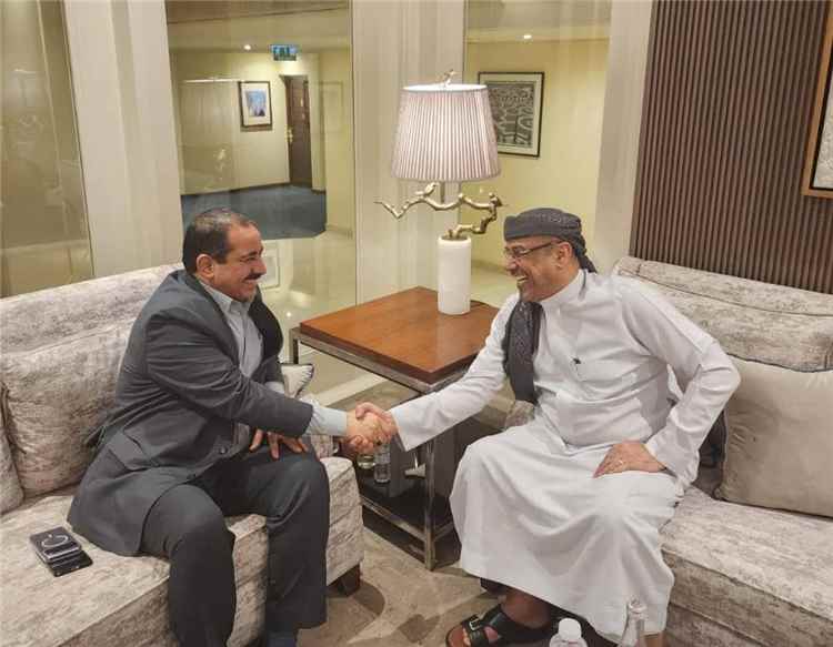 الميسري و حيدان يبحثان في الرياض تطورات الملف الأمني والحوار الجنوبي