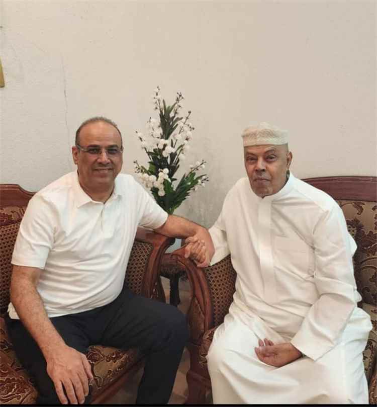 زيارة ودية تجمع الميسري بالفريق الركن عبدالله عليوة في العاصمة الرياض