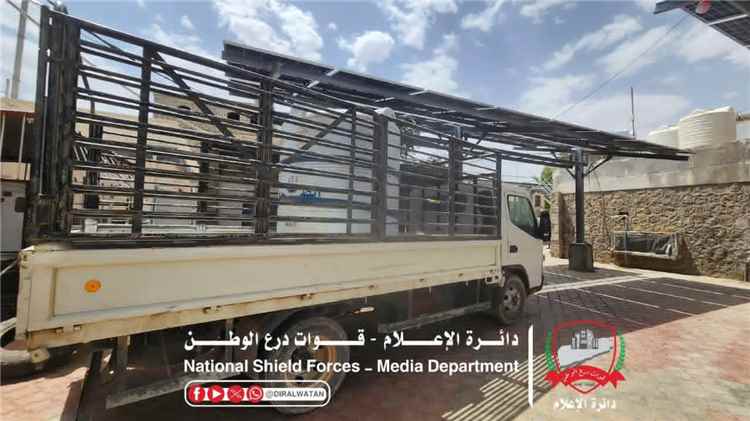 قوات درع الوطن تدعم مستشفى محنف بـ3 آلاف لتر من الديزل