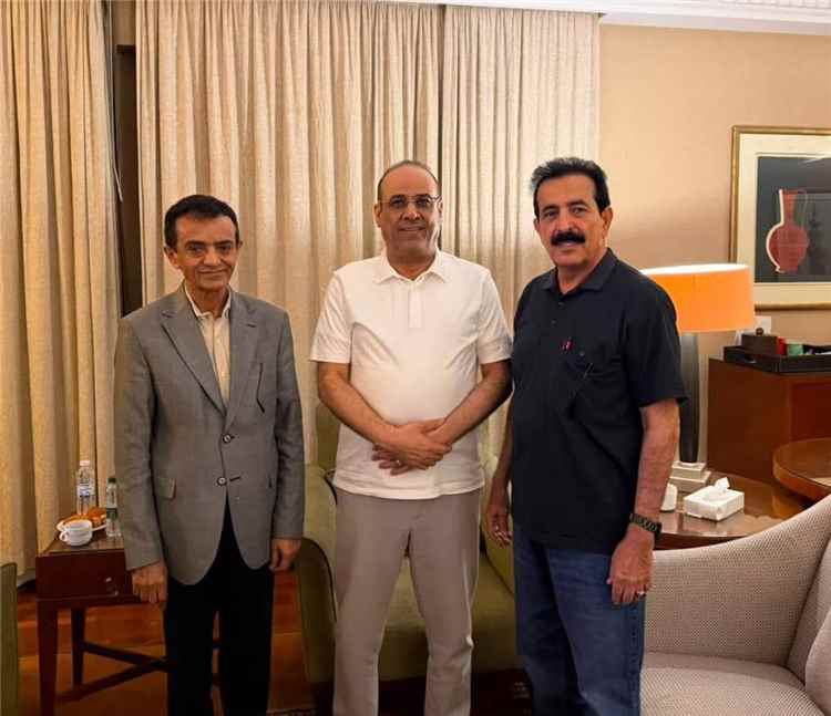 الميسري يستقبل بالرياض محافظ الجوف اللواء العواضي وعضو مجلس الشورى الشيخ بن زبع