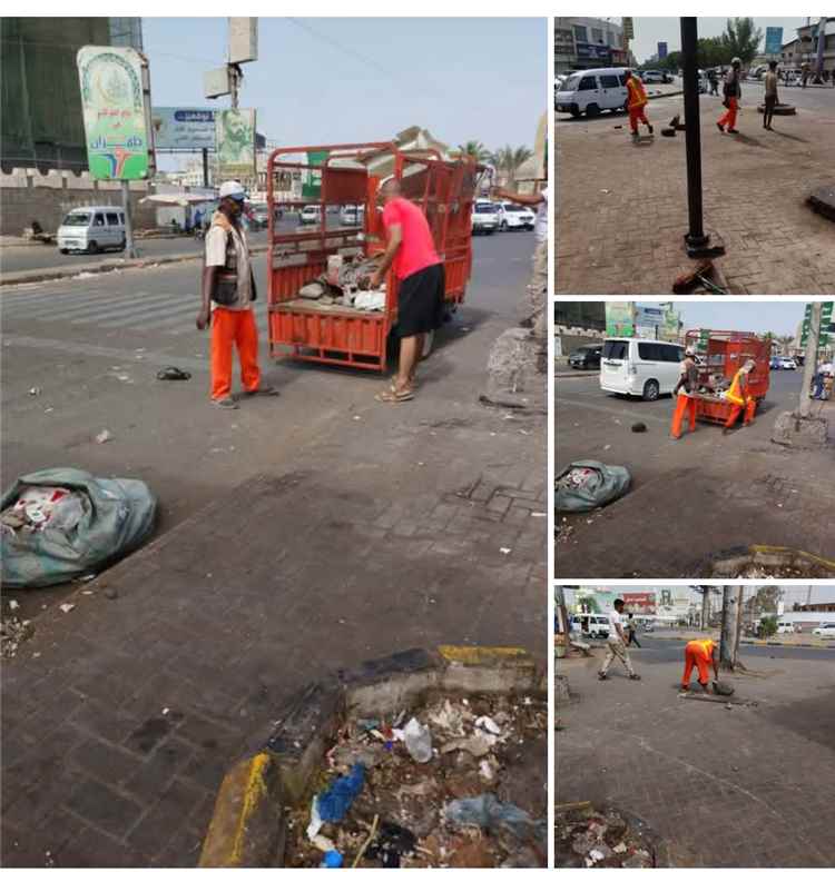 بتوجيهات مدير عام مديرية الشيخ عثمان.. تنفيذ حملة مشتركة لإزالة عوائق الأسواق