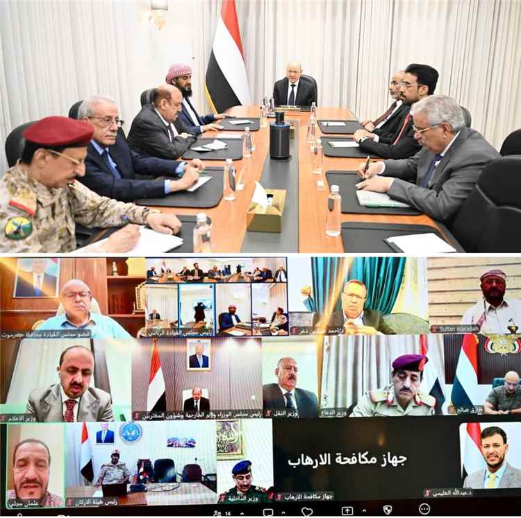 مجلس الدفاع الوطني يقر حزمة إجراءات لدعم معركة التحرير واستئناف تصدير النفط