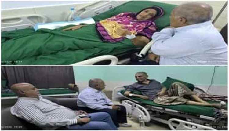 وفاء لا يغيب.. نقيب الصحفيين والإعلاميين الجنوبيين يزور شمشير وصديق للاطمئنان على صحتيهما
