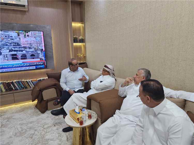 الميسري يلتقي الدكتور ناصر الخبجي والأستاذ عبدالناصر الجعري ويبحث معهما مستجدات الساحة الوطنية