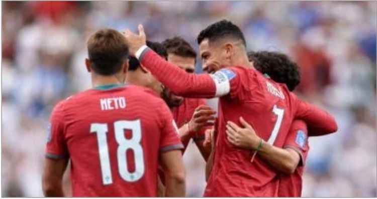 عاصفة تضرب معسكر البرتغال قبل موقعة كولومبيا
