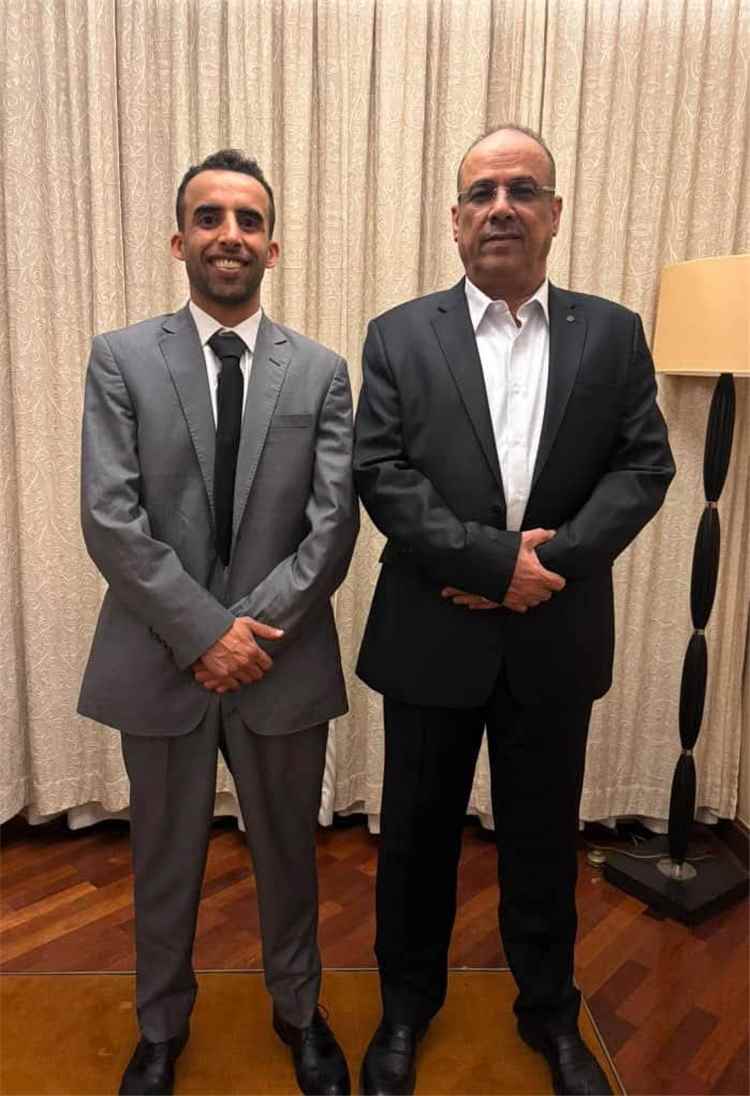 الميسري يبحث تعزيز الحوار الجنوبي مع مدير المركز الثقافي اليمني البلجيكي