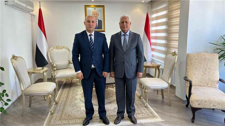 السفير طريق يستقبل رئيس بعثة جامعة الدول العربية الجديد