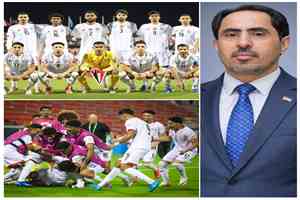 الوزير البكري يعلن عن مكافاة مالية لبعثة المنتخب الوطني حال التأهل إلى كأس آسيا
