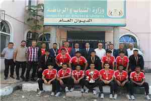 الوزير البكري يُكرّم بعثة منتخب كرة اليد لتحقيقه برونزية البطولة الدولية ببنجلاديش