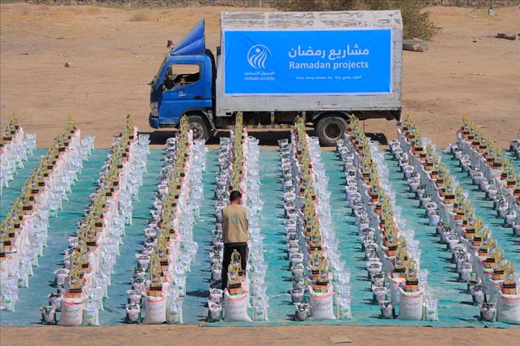 أكثر من 100 ألف مستفيد من مشاريع الخير الرمضانية التي نفذتها الوصول الإنساني خلال 20 يوماً