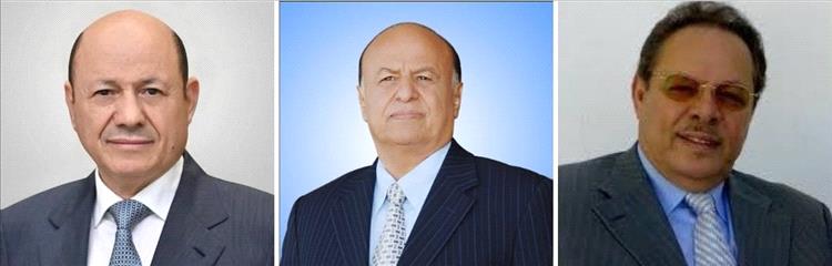 رئيس مجلس القيادة يهاتف الرئيسين  عبدربه منصور هادي و علي ناصر محمد  للتهنئة بعيد الفطر