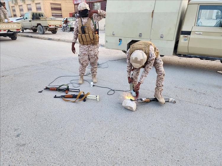 استمرار حملة منع السلاح  لليوم الثاني على التوالي