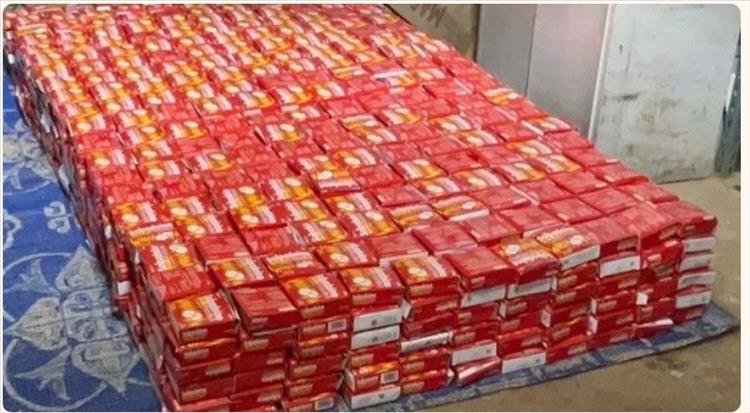 احباط تهريب مواد كيميائية خطرة وأدوية مقيدة في منفذ الوديعة بمحافظة حضرموت