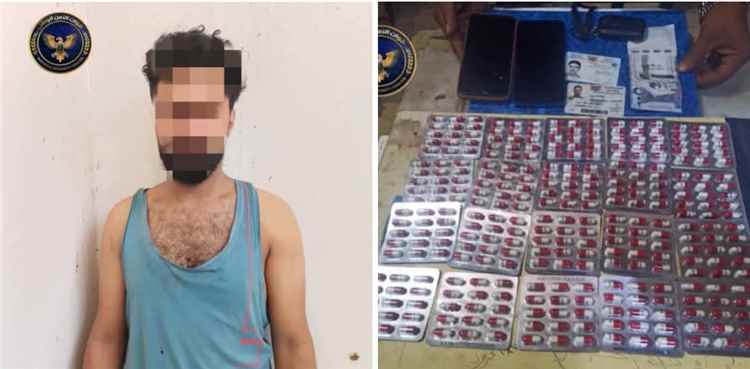 قوات الأمن الوطني بمحافظة لحج تضبط أحد مروجي الحبوب المخدرة