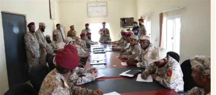 لجنة وزارة الدفاع تواصل مهامها الاشرافية على تسليم واستلام محاور المنطقة العسكرية الرابعة للقيادة الجديدة