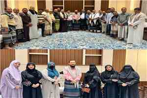 عبدالرحمن شيخ يستقبل فريق 