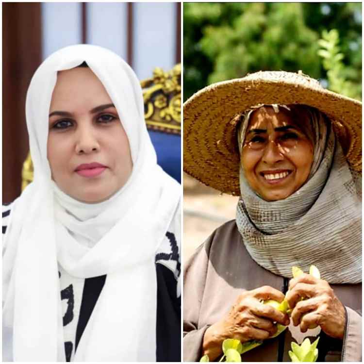 الوزير جعسوس يهنئ جوهرة القعيطي بتكريمها دولياً ضمن 100 امرأة بطلة في العالم