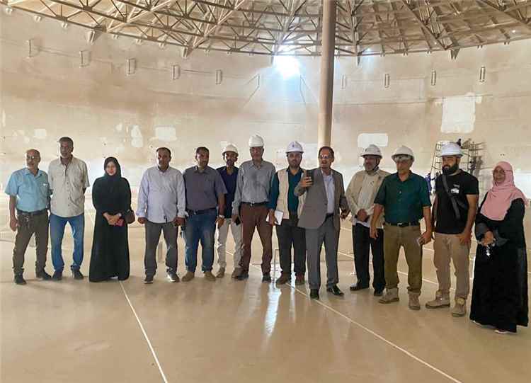 الشعبي وحداد يطلعان على استكمال الأعمال النهائية لمشروع انشاء خزان مياه بمنطقة البرزخ بعدن