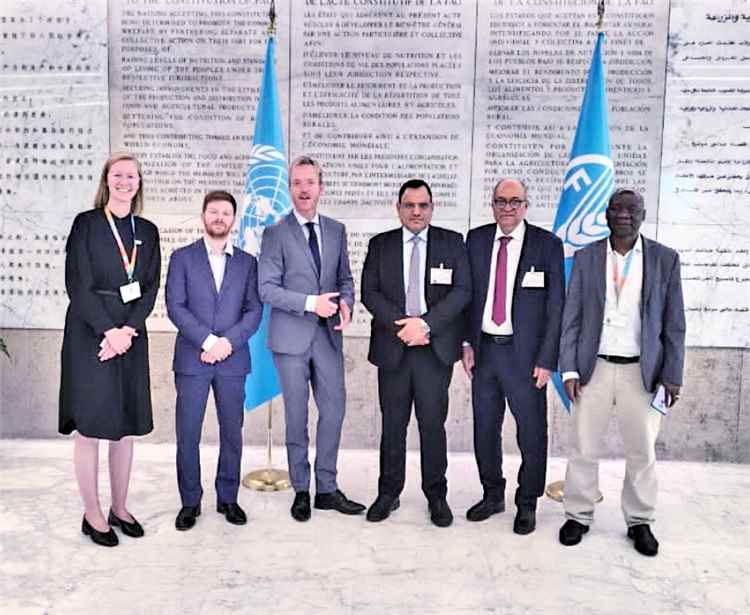 السقطري يبحث بروما مشروع الصحة الحيوانية مع صندوق الجوائح