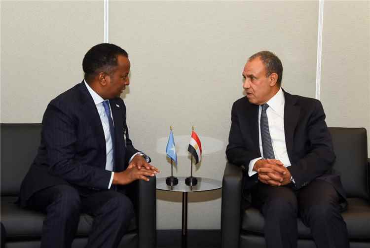 وزير الخارجية المصري يبحث مع نظيره الصومالي سبل تعزيز الشراكة الاستراتيجية وتطورات الأوضاع بالصومال