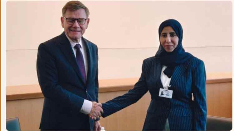 وزيرة الخارجية تثمن مواقف المانيا الرافضة للاعتداءات الحوثية ومساهمتها في حماية حرية الملاحة